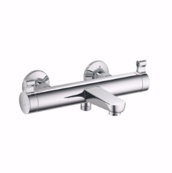 Picture of KWC VITA PRO Wanne chromeline A 190 AD 153 Thermostat Mischer Auslauf fest Neoperl Cascade, chromeline, o. Brausegarnitur, mit smartControl, AD153, Art.Nr. : 20.292.533.000