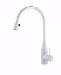 Picture of KWC EVE Küche AN ohne Licht A225, glacier white, seitenbedient,, flex-PEX 3/8", Art.Nr. : 10.111.103.150FL