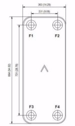 Picture of Swep Plattenwärmetauscher gelötet B65-20, Art.Nr. : 10888-020