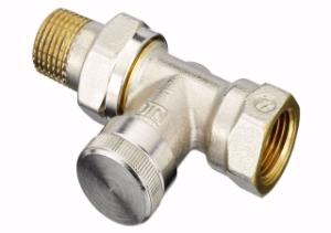 Picture of Danfoss Ventil Rücklaufverschraubung Typ RLV 15, 1/2 Zoll Durchgang vernickelt 003L0144 