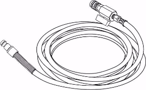 Bild von IMI Hydronic Engineering Messschlauch mit Kugelhahn rot, Art.Nr.: 52 199-995