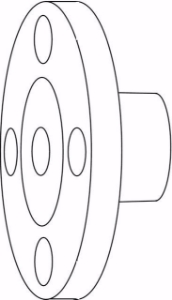 Picture of IMI Hydronic Engineering Anschluss mit Flansch G1 1/4" - D140 mm (verlängert), Art.Nr. : 52759632
