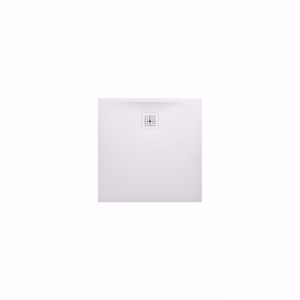 Picture of Laufen PRO - Duschwanne, aus Verbundwerkstoff Marbond, superflach, quadratisch, Ablauf seitlich, 800 x 800 x 28,  000, weiss , Art.Nr. : H2109500000001