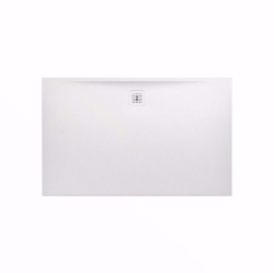 Picture of Laufen PRO - Duschwanne, aus Verbundwerkstoff Marbond, superflach, rechteckig, Ablauf an langer Seite, 1600 x 1000 x 30,  077, hellgrau matt , Art.Nr. : H2119550770001