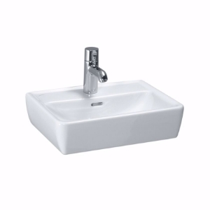 Picture of Laufen PRO - Aufsatz-Handwaschbecken, 450 x 340 x 145, 1 Hahnloch 000, weiss 1 Hahnloch , Art.Nr. : H8119520001041