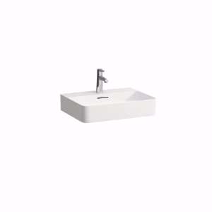 Picture of Laufen VAL - Aufsatz-Waschtisch, 757 weiss matt, 1 Hahnloch, 550 x 420 x 115, Art.Nr. : H8162827571041
