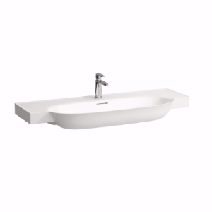 Picture of Laufen THE NEW CLASSIC - Waschtisch unterbaufähig NEWCLASSIC 120X48 WEISS, 000 weiss, 3 Hahnlöcher, 1200 x 480 x 165, Art.Nr. : H8138580001081
