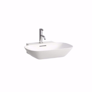 Picture of Laufen INO - Waschtisch INO 56X45 WS MATT, 757 weiss matt, ohne Hahnloch, 560 x 450 x 120, Art.Nr. : H8103027571091