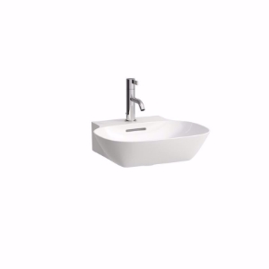 Picture of Laufen INO - Handwaschbecken INO 45X41 WEISS, 000 weiss, 1 Hahnloch, 450 x 410 x 120, Art.Nr. : H8153010001041