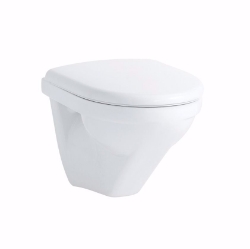 Picture of Laufen MODERNA R - Wand-WC rimless/compact, Tiefspüler, ohne Spülrand, 000 weiss, 490 x 360 x 345, Art.Nr. : H8205440000001