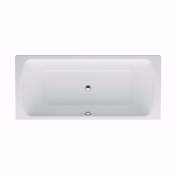 Picture of Laufen MODERNA PLUS - Badewanne, Einbauversion, Stahl-Email 3,5 mm, 000 weiss, mit Schallschutz, 1700 x 750 x 450, Art.Nr. : H2250700000411