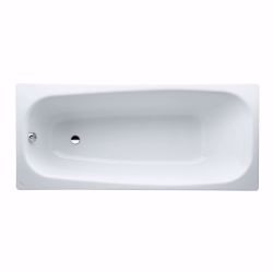 Picture of Laufen MODERNA PLUS - Badewanne, Einbauversion, Stahl-Email 3,5 mm, 000 weiss, mit Schallschutz, 1700 x 410 x 750, Art.Nr. : H2251300000411