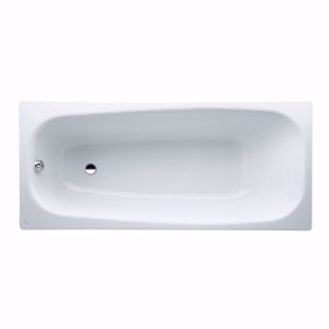 Picture of Laufen MODERNA PLUS - Badewanne, Einbauversion, Stahl-Email 3,5 mm, 000 weiss, mit Schallschutz, 1700 x 410 x 750, Art.Nr. : H2251300000411