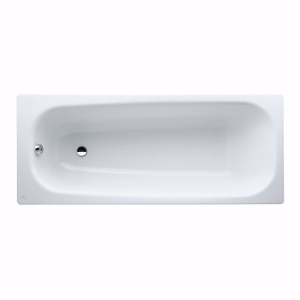 Picture of Laufen MODERNA PLUS - Badewanne, Einbauversion, Stahl-Email 3,5 mm, 000 weiss, mit Schallschutz, 1700 x 395 x 700, Art.Nr. : H2251200000411