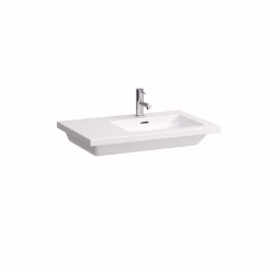 Picture of Laufen LIVING SQUARE - Möbelwaschtisch, Ablage links, 000 weiss, 1 Hahnloch, 750 x 480 x 130, Art.Nr. : H8174390001041