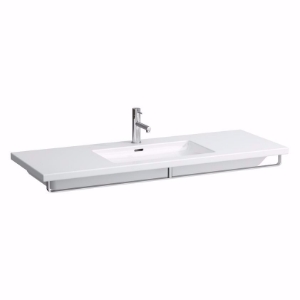 Picture of Laufen LIVING SQUARE - Handtuchhalter, verchromt, passend zu Waschtischen 816435, 816436, 004 chrom, 1600 x 140 x 60, Art.Nr. : H3814340040001