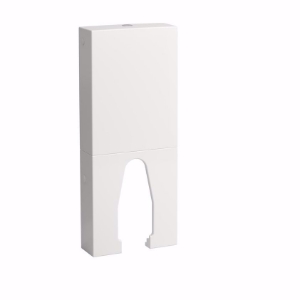 Picture of Laufen UNIVERSAL - Stand-Spülkasten, zweiteilig, Wasseranschluss seitlich (links oder rechts), 757 weiss matt, Wasseranschluss seitlich links oder rechts, 410 x 140 x 980, Art.Nr. : H8296607578821