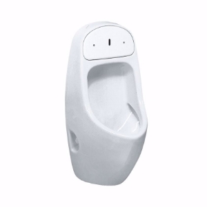Picture of Laufen TAMARO - Absauge-Urinal, Wasserzulauf innen, mit elektronischer Steuerung, Netzbetrieb (230V), 000 weiss, 395 x 360 x 770, Art.Nr. : H8401030000001