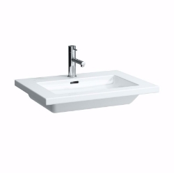 Picture of Laufen LIVING SQUARE - Waschtisch LIVING SQ. 65X48 WEISS, 000 weiss, 1 Hahnloch, 650 x 480 x 115, Art.Nr. : H8164310001041