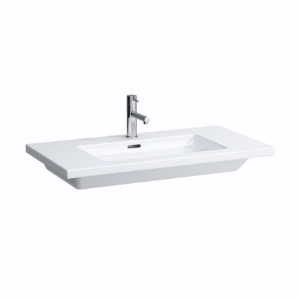 Picture of Laufen LIVING SQUARE - Waschtisch, schneidbar bis 650 mm, 000 weiss,  1 Hahnloch/einseitig geschnitten, 900 x 480 x 115, Art.Nr. : H8164330001351