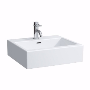 Picture of Laufen LIVING CITY - Waschtisch LIVINGCITY 50X46 WEISS, 000 weiss, 1 Hahnloch, 500 x 460 x 155, Art.Nr. : H8174310001041