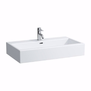 Picture of Laufen LIVING CITY - Waschtisch LIVINGCITY 80X46 WEISS, 000 weiss, 1 Hahnloch, 800 x 460 x 155, Art.Nr. : H8174360001041