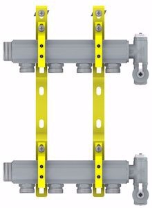 Picture of Meier Tobler Messing-Verteiler 1"x3/4" ohne Ventil 10 Kreise , Art.Nr. : 220BM-06-10-8863