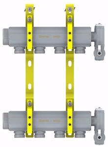 Picture of Meier Tobler Mess-Verteiler 11/4"x3/4" ohne Ventil 9 Kreise , Art.Nr. : 220BM-07-09-8863
