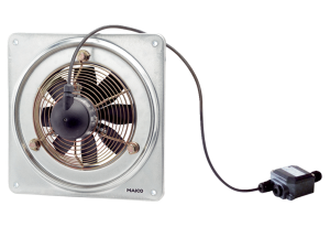 Picture of Maico Axial-Wandventilator EZQ 20/4 E Ex e Axial-Wandventilator mit quadratischer Wandplatte, DN200, Wechselstrom, explosionsgeschützt, Art.Nr. : 0083.0850