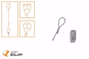Picture of Zip-Clip LOOP-IT STANDARD SEILAUFHÄNGUNG 10 METER - BELASTUNG 15KG - 10 STUCK , Art.Nr. : ZIP-109