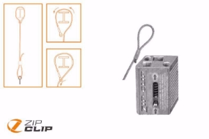 Picture of Zip-Clip LOOP-IT STANDARD SEILAUFHÄNGUNG 3 METER - BELASTUNG 300KG - 5 STUCK , Art.Nr. : ZIP-403