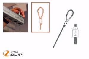 Picture of Zip-Clip STRUT-LOCK STANDARD SEILAUFHÄNGUNG 3 METER - BELASTUNG 90KG - 10 STÜCK , Art.Nr. : ZIP-263