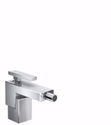 Picture of AXOR Edge Einhebel-Bidetmischer mit Push-Open Ablaufgarnitur - Diamantschliff, chrom , Art.Nr. : 46211000