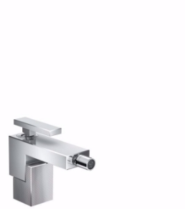 Picture of AXOR Edge Einhebel-Bidetmischer mit Push-Open Ablaufgarnitur - Diamantschliff, chrom , Art.Nr. : 46211000