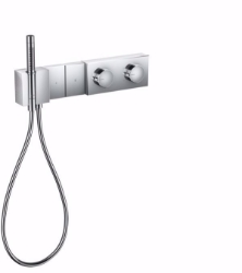 Picture of AXOR Edge Thermostatmodul Select 470/100 Unterputz für 2 Verbraucher - Diamantschliff, chrom , Art.Nr. : 46701000