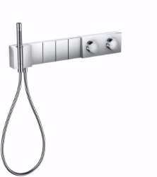 Picture of AXOR Edge Thermostatmodul Select 610/100 Unterputz für 4 Verbraucher - Diamantschliff, chrom , Art.Nr. : 46721000