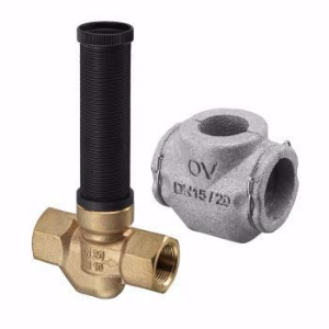 Picture of OVENTROP - Unterputz-F-Ventil "Aquastrom UP-F" DN 20, beiderseits IG, mit Bauschutzkappe, Rg, Art.Nr. : 4220106