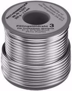 Picture of Rothenberger Fittingslot 3 250 g-Spule 2 mm , Art.Nr. : 45257