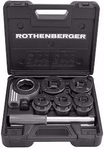 Picture of Rothenberger ROCUT Ratschen-Gewindeschneidkluppe Set BSPT r 3/8-2" , Art.Nr. : 070891X