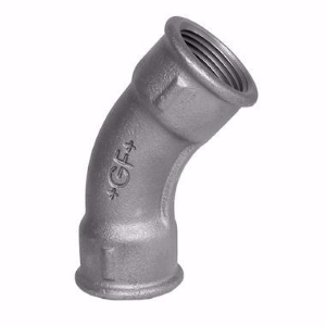 Picture of +GF+ 41 Bogen 45°, lang, ISO/EN G1/45°, Dimension ″: 2", Art.Nr.: 770041109