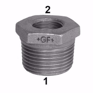 Picture of +GF+ 241 Reduziernippel, ISO/EN N4, Dim. (1-2): 1" ‑ 1/4", Art.Nr.: 770241224