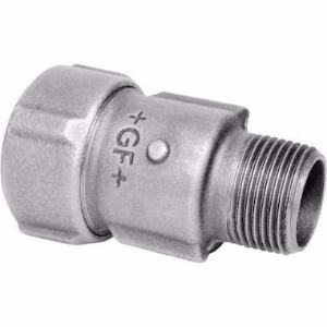 Picture of +GF+ PRIMOFIT Übergangsstück mit Aussengewinde verzinkt Für Stahlrohr, Dimension ″: 11/4", Art.Nr.: 775202054