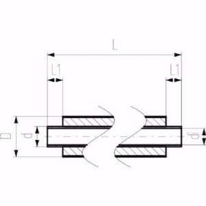 Picture of +GF+ COOL-FIT 4.0F Rohr Feuerhemmend; [RF2], d mm: 225, Länge: 5m, Art.Nr.: 738173320