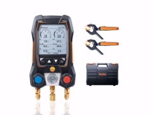 Picture of testo 550s Smart Set - Smarte digitale Monteurhilfe mit kabellosen Zangen-Temperaturfühlern, Art.Nr. : 0564 5502