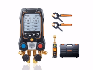 Picture of testo 557s Smart Vakuum Set - Smarte digitale Monteurhilfe mit kabellosen Vakuum- und Zangen-Temperaturfühlern, Art.Nr. : 0564 5571