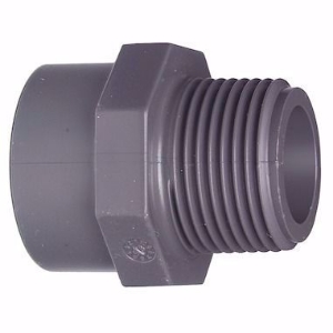 Picture of +GF+ Übergangs-Muffennippel egal PVC-U metrisch R, Grösse: 20‑ 1/2", Art.Nr.: 721910706