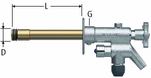 Picture of Nussbaum 40204 Einsatz mit Auslaufgehäuse mit Umsteller und Metall-Handrad, Grösse: 150, Art.Nr. 40204.71