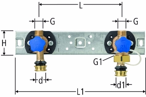 Picture of Nussbaum 84225 Optiflex-Flowpress-Küchen-Garnitur mit Schalldämmung, Grösse: 16 x 20, Art.Nr. 84225.22