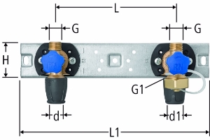 Picture of Nussbaum 85225 Optiflex-Profix-Küchengarnitur mit Schalldämmung, Grösse: 16 x 16, Art.Nr. 85225.21