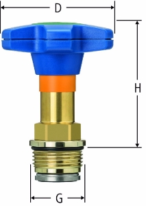 Picture of Nussbaum  23150 Easy-Top-Oberteil zu Schrägsitzventilen und Batterieventilen, Grösse: 2, Art.Nr. 23150.09